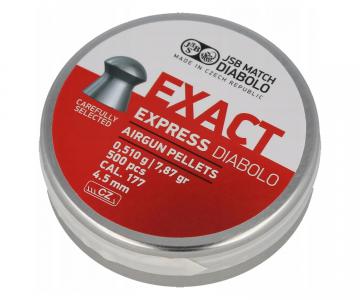 Пули JSB Exact Express Diabolo 4,5 мм, 0,51 грамм, 500 штук