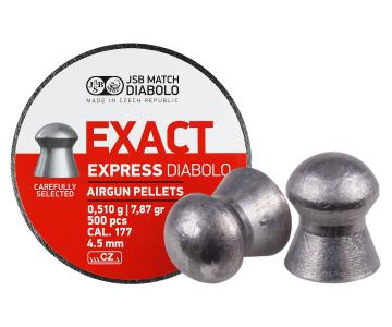 Пули JSB Exact Express Diabolo 4,5 мм, 0,51 грамм, 500 штук