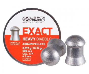 Пули JSB Exact Heavy Diabolo 4,5 мм, 0,67 грамм, 500 штук