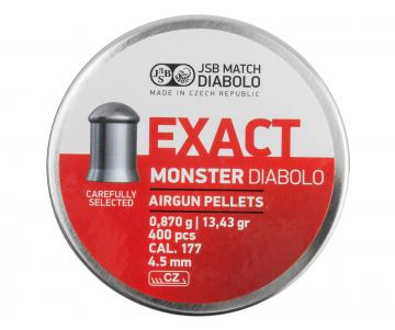 Пули JSB Exact Monster Diabolo 4,5 мм, 0,87 грамм, 400 штук