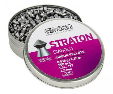 Пули JSB Straton Diabolo 4,5 мм, 0,535 грамм, 500 штук