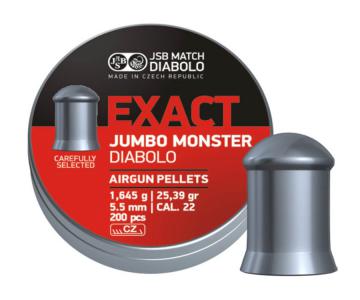 Пули JSB Exact Jumbo Monster Diabolo 5,5 мм, 1,645 грамм, 200 штук