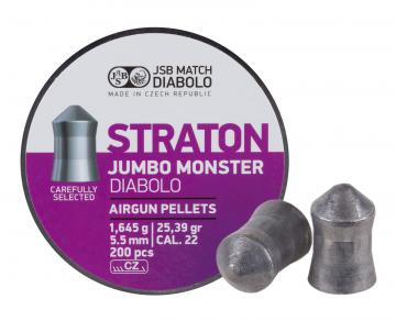 Пули JSB Straton Jumbo Monster Diabolo 5,5 мм, 1,645 грамм, 200 штук