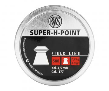 Пули RWS Super-H-Point 4,5 мм, 0,45 грамм, 500 штук