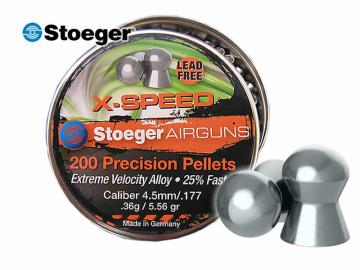 Пули Stoeger X-Speed 4,5 мм, 0,38 грамм, 200 штук