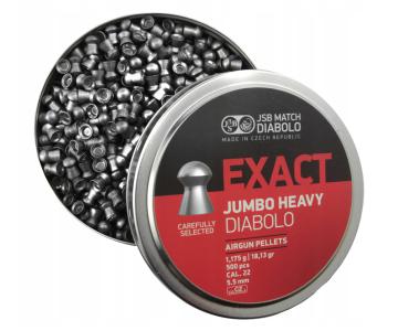 Пули JSB Exact Jumbo Heavy Diabolo 5,5 мм, 1,175 грамм, 500 штук