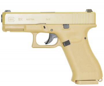 Пистолет пневматический Umarex Glock 19X TAN (Металл, CO2) кал.4,5мм, арт 5.8368