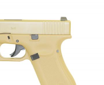 Пистолет пневматический Umarex Glock 19X TAN кал.4,5мм, арт 5.8367 (Blowback, пулевой)