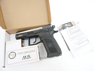 Пневматический пистолет ASG CZ-75 P-07 Duty DT двуцветный 4,5 мм 16533