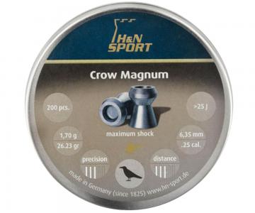 Пули H&N Crow Magnum 6,35 мм, 1,70 грамм, 200 штук