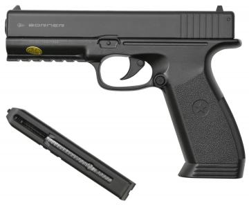 Пневматический пистолет Borner 17 4.5 мм (Glock 17) пластик