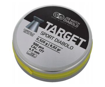 Пули JSB Target Sport Diabolo 4,5 мм, 0,52 г (500 штук)