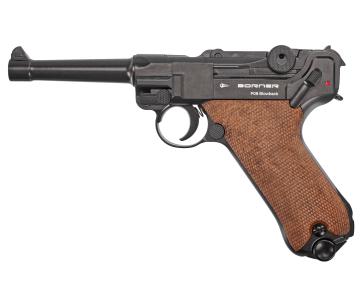 Пневматический пистолет Borner P08 Blowback кал 4.5 мм (Parabellum, металл)