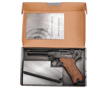 Пневматический пистолет Borner P08 Blowback кал 4.5 мм (Parabellum, металл)