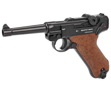Пневматический пистолет Borner P08 Blowback кал 4.5 мм (Parabellum, металл)