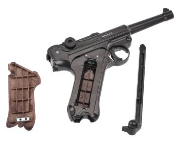 Пневматический пистолет Borner P08 Blowback кал 4.5 мм (Parabellum, металл)