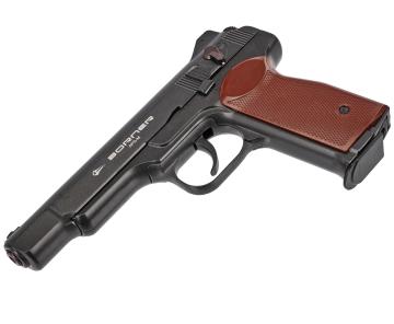 Пистолет пневматический Borner APS-M кал 4,5 мм (Стечкина, металл)