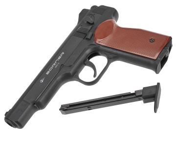 Пистолет пневматический Borner APS-S кал 4,5 мм (Стечкина, пластик)