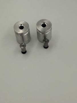 Переходники резьбовые для Пионер под алюминиевый Сигнал охотника (комплект 2 шт, дюраль)