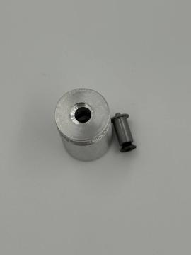 Переходники резьбовые для Пионер под алюминиевый Сигнал охотника (комплект 2 шт, дюраль)