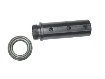 Надульник (мини модератор) с безрезьбовым креплением на ствол 13мм, шумо вибропоглощающий Т10(сталь)