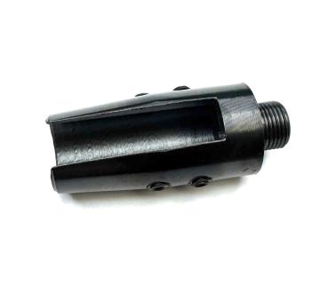 Втулка надульника стальная с креплением ласточка для МР-53/МР-53М под модератор (резьба 12 шаг 1)
