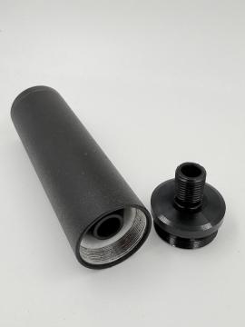 Надульник (мини модератор) Т10 для пневматического пистолета Hatsan Jet (сталь, крепл в компл)