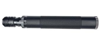 Саундмодератор стальной вибропоглащающий T34 на ствол 13 мм с креплением Клещ(для мощной пневматики)