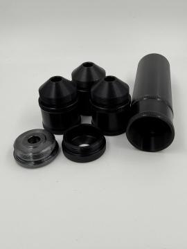 Саундмодератор модульный T90S для пневматических винтовок Huglu Effecto Zeon (плоское крепл в компл)
